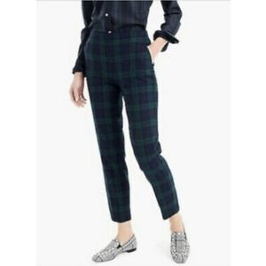J. Crew Martie pants in blackwatch plaid. Size 2